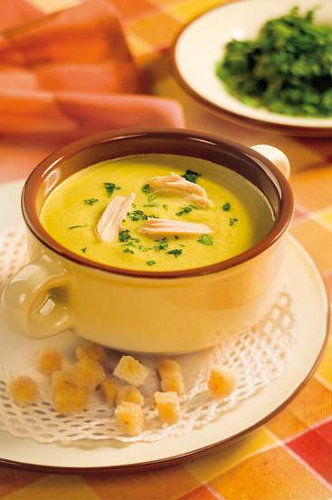 Овощной суп пюре фото