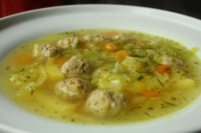 Суп с фрикадельками классический рецепт