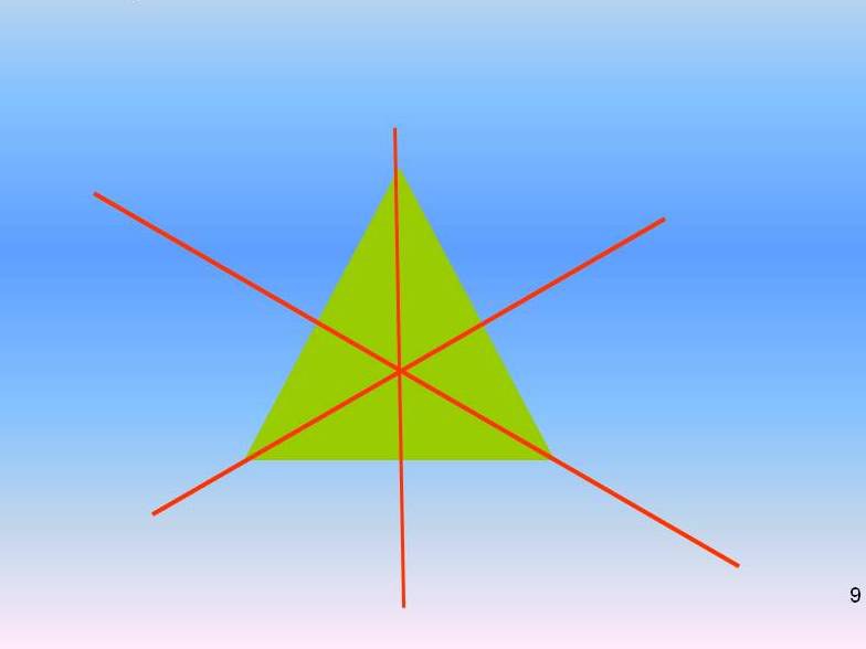 Имеет ли треугольник центр симметрии