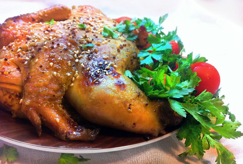 Курица в медово-горчичном маринаде: ингредиенты