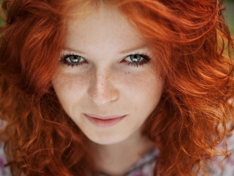 окрашивание рыжих волос