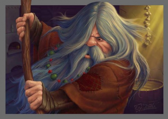 Как нарисовать домового