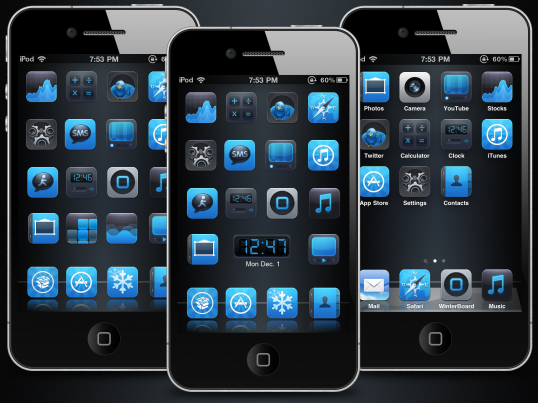 Как поменять тему в iPhone