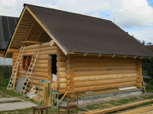 Способы постройки бани из бревен