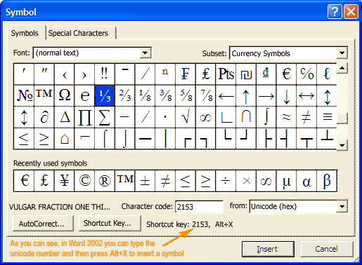 Type Degree Symbol Windows Vista