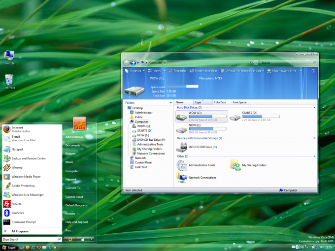Tema Do Windows 7 Para O Vista