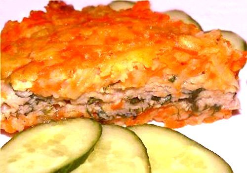 Изумительно вкусная рыбная запеканка с овощами