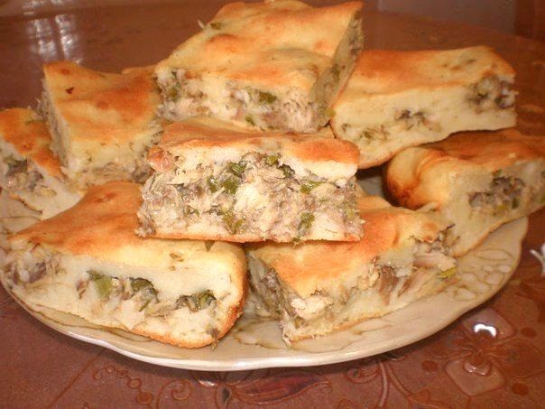 Вкусный рыбный пирог с авокадо