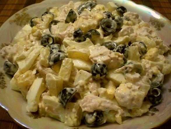 Салат с ананасом и курицей грибами рецепт с Салат с ананасом и курицей грибами рецепт с