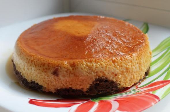Карамельный торт-суфле