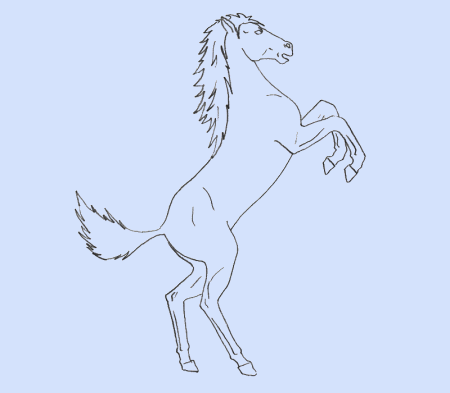 Как нарисовать <strong>лошадь</strong>