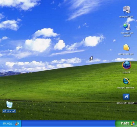 Разворот <strong>экрана</strong> штатными средствами Windows Xp