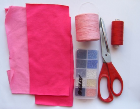 Как сделать бусы из ткани: мастер-класс