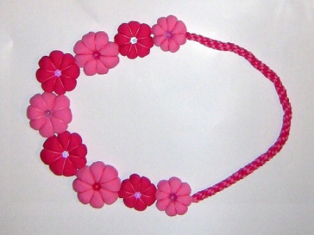 Как сделать бусы из ткани: мастер-класс