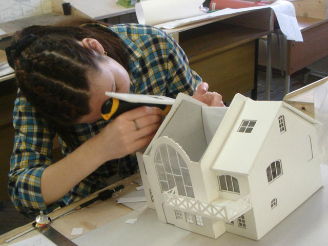 Изготовление макета дома из бумаги