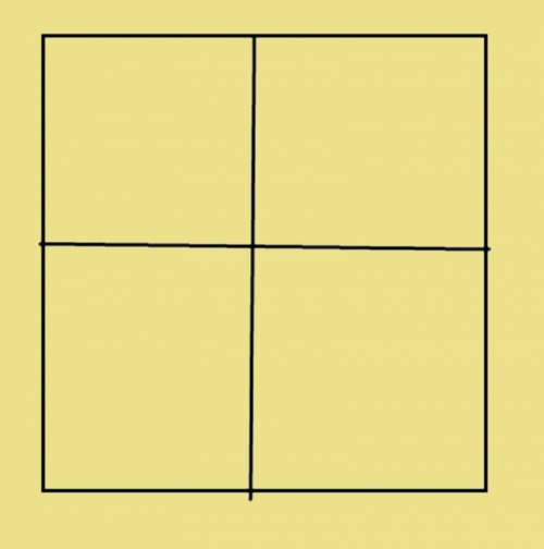 Нарисуй квадрат по звездам. А В квадрате разделить на четыре. Лист поделенный на квадраты ровные. Квадрат поделенный на 4 части. Разделенный квадрат.