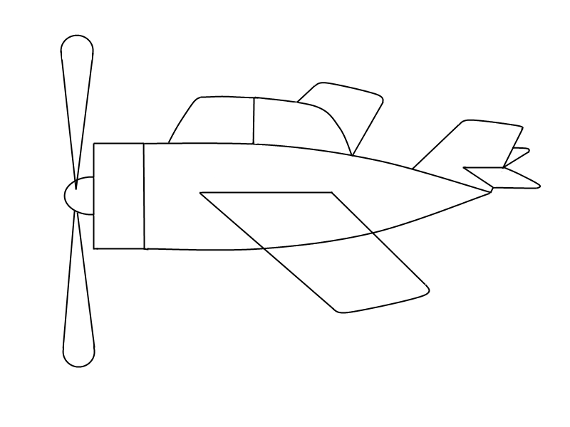 Как нарисовать самолет своими руками