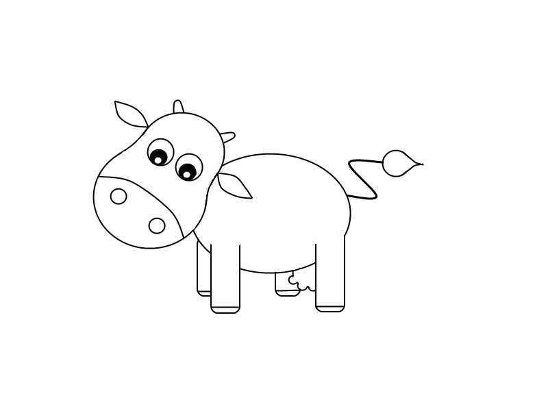Корова рисунок для детей карандашом. Корова для срисовки легкие. Рисунок коровы для срисовки. Корова карандашом для детей. Коровка просто
