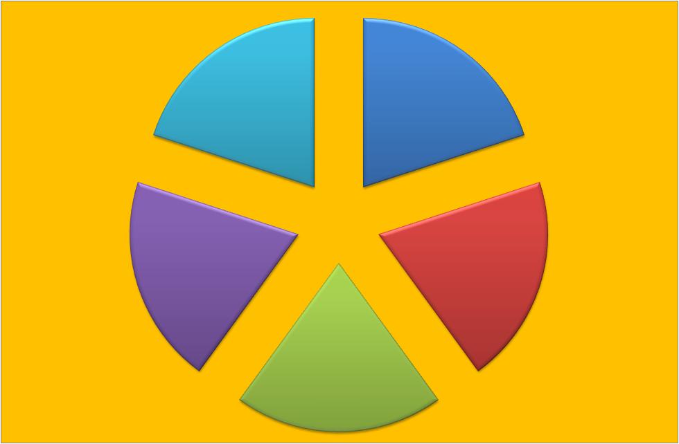 How To Divide A Circle Into 5 Parts Math