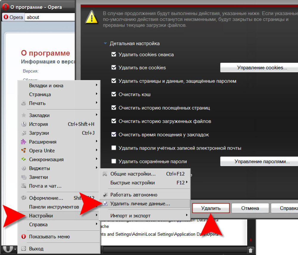 Удалить личные. Удалить личные данные. Удалить личные данные опера. Как удалить Opera. Управление паролями опера.