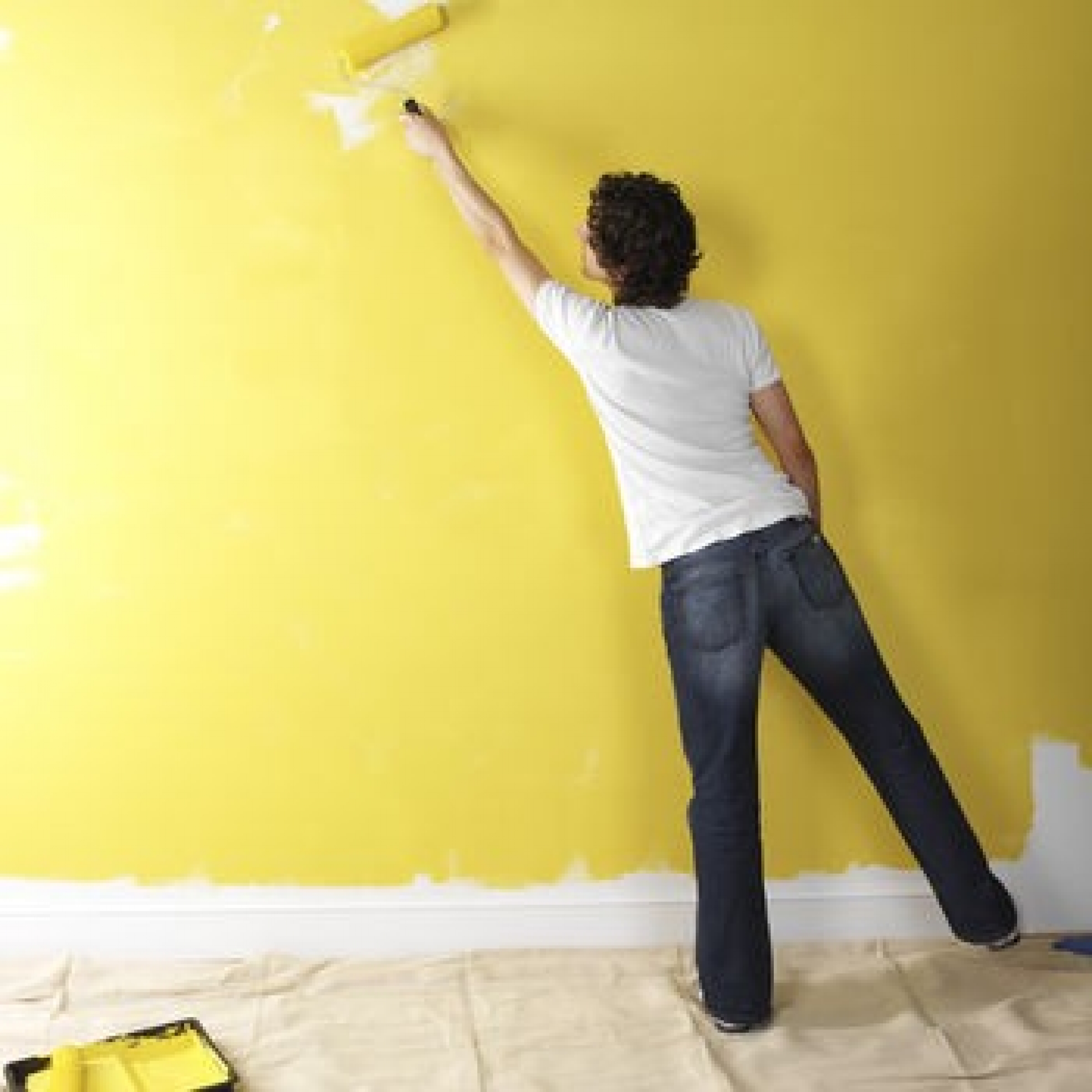 покраска стен чем лучше покрасить