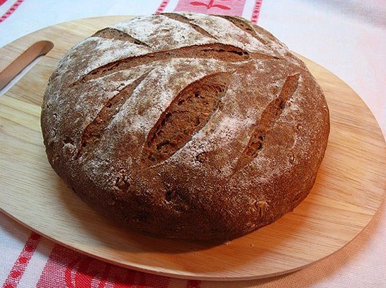 Рецепт выпечки ржаного хлеба дома в духовке выпечка в духовке рецепты .