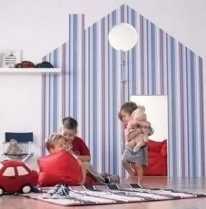Как украсить остатками обоев комнату ребенка