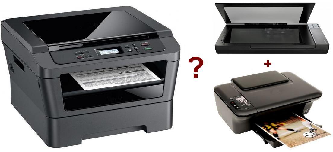 Что  для дома - МФУ или принтер и сканер? сканер в принтере что .