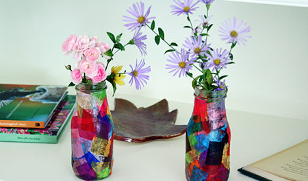 ваза для цветов своими руками