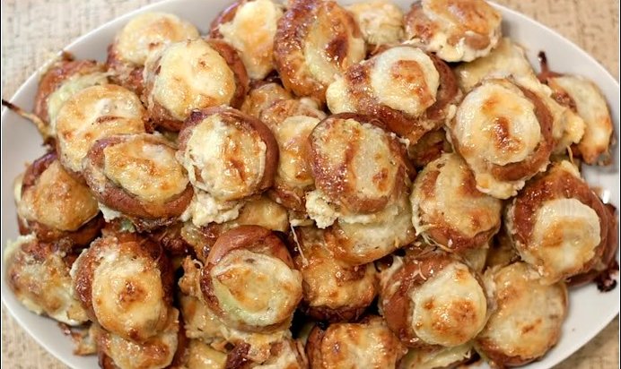 Баранки с фаршем и картофелем