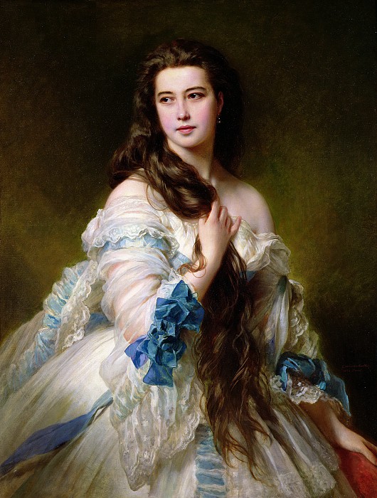 Франц Ксавьер Винтерхальтер. Варвара Дмитриевна Римская-Корсакова. 1864.