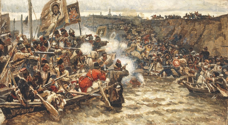 Василий Суриков. «Покорение Сибири Ермаком». 1895