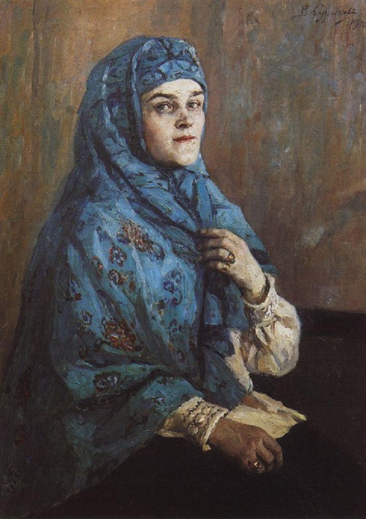 Василий Иванович Суриков. Портрет княгини П. И. Щербатовой. 1910