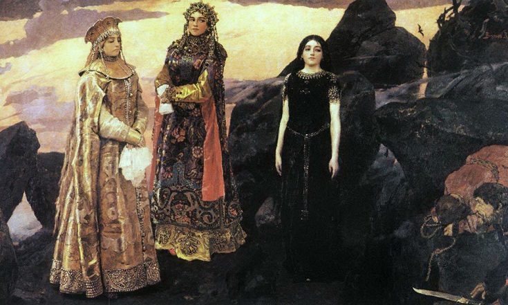 Виктор Васнецов. Три царевны подземного царства. 1879 –1881