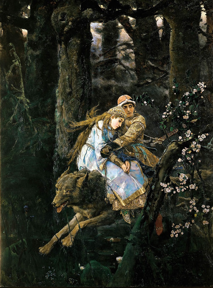 Виктор Васнецов. Иван Царевич на сером волке. 1889