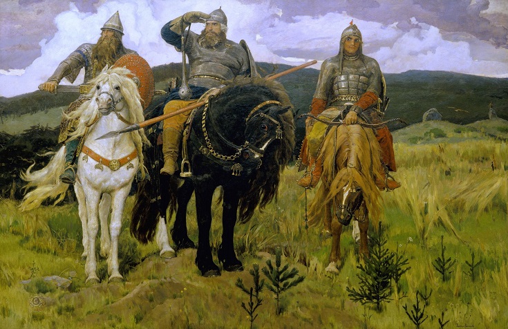 Виктор Васнецов.  Три богатыря. 1881-1898