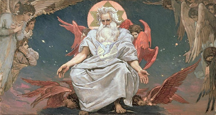 Виктор Васнецов. Саваоф, Господь-бог. 1885-1896