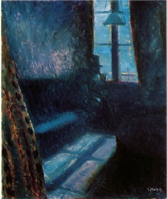 Эдвард Мунк. Ночь в Сен-Клу. 1890