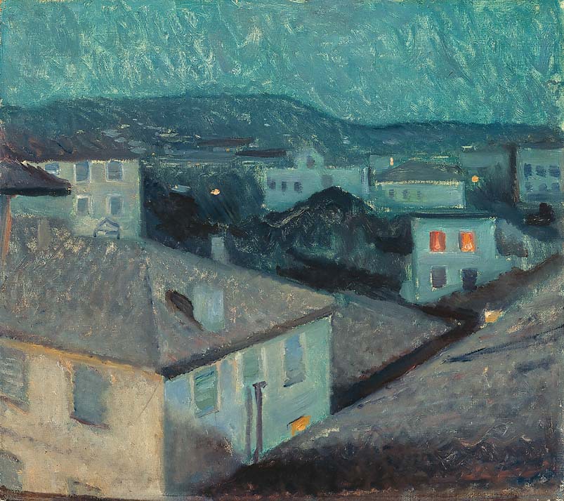 Эдвард Мунк. Ночь в Ницце. 1891