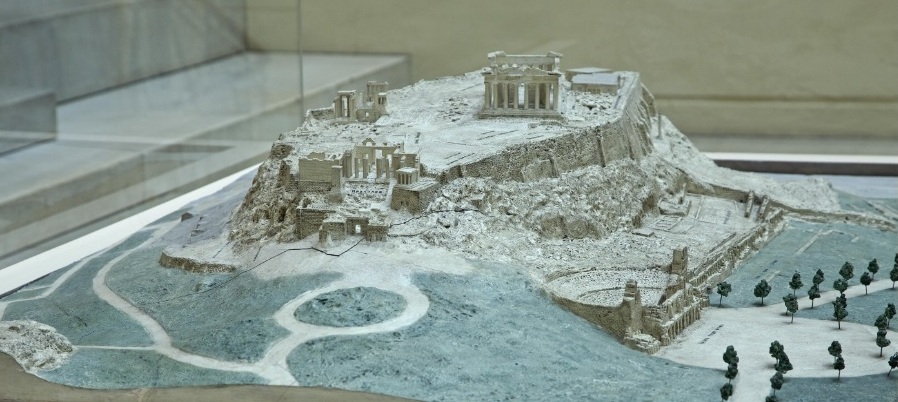 Модель афинского Акрополя