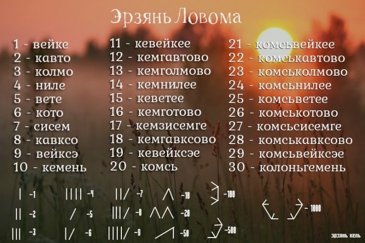 Речь на мордовском языке
