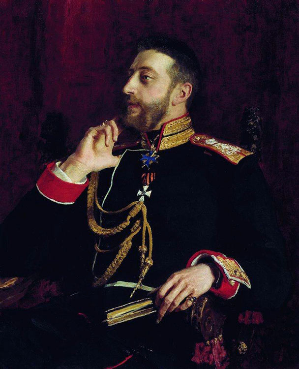 Портрет Константина Романова (1891). Художник Илья Репин
