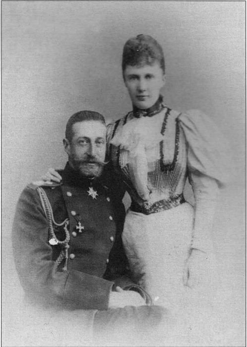 Великий князь Константин Константинович Романов с супругой