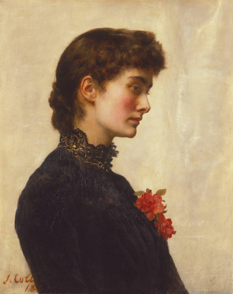 Портрет Марион Гексли-Кольер (1883). Художник Джон Кольер