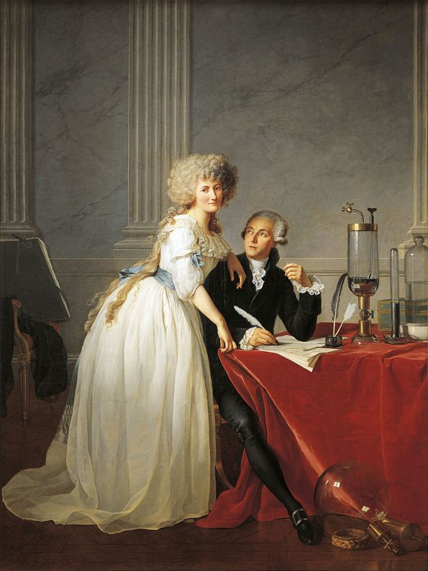 Портрет Лорана Лавуазье и его жены Марии (1788). Художник Жан-Луи Давид