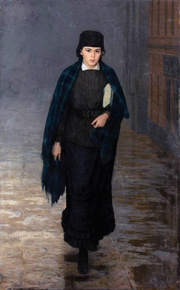 Курсистка (1883). Художник Николай Ярошенко