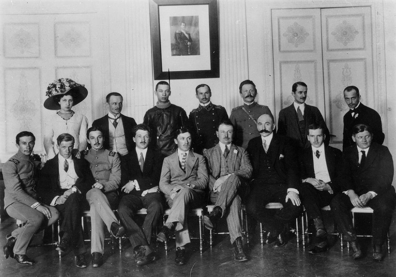 Участники перелета Санкт-Петербург-Москва 1911 года