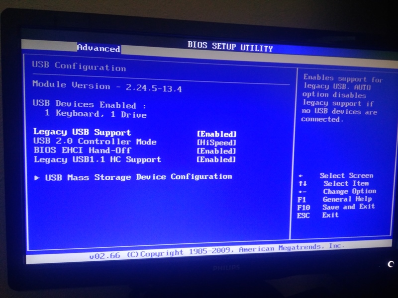 Биос легаси не видит флешку