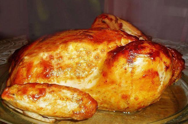 Курица в медово-горчичном маринаде в рукаве