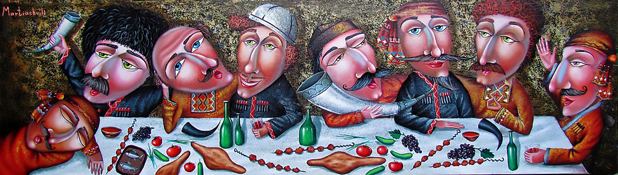 Зураб Мартиашвили картины грузины